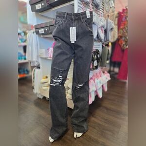 Judy Blue Distressed Black Jeans